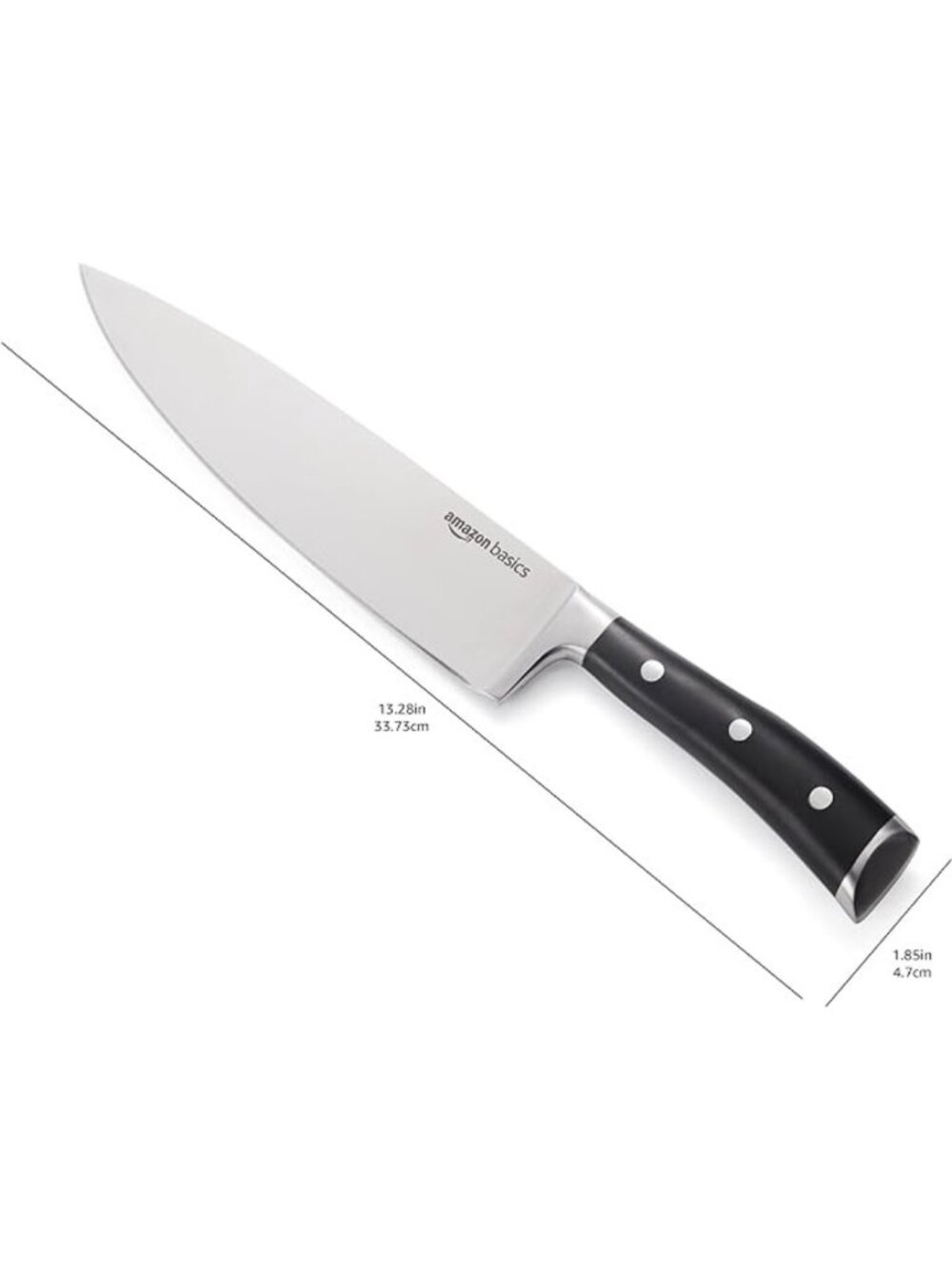 Amazon Basics 8” Chef Knife Full Tang High Carbon Stainless Steel